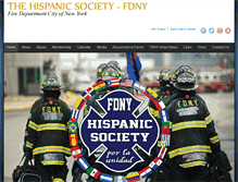 Tablet Screenshot of hispanicsocietyfdny.com